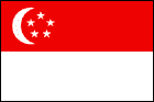 シンガポールの国旗なのだ！